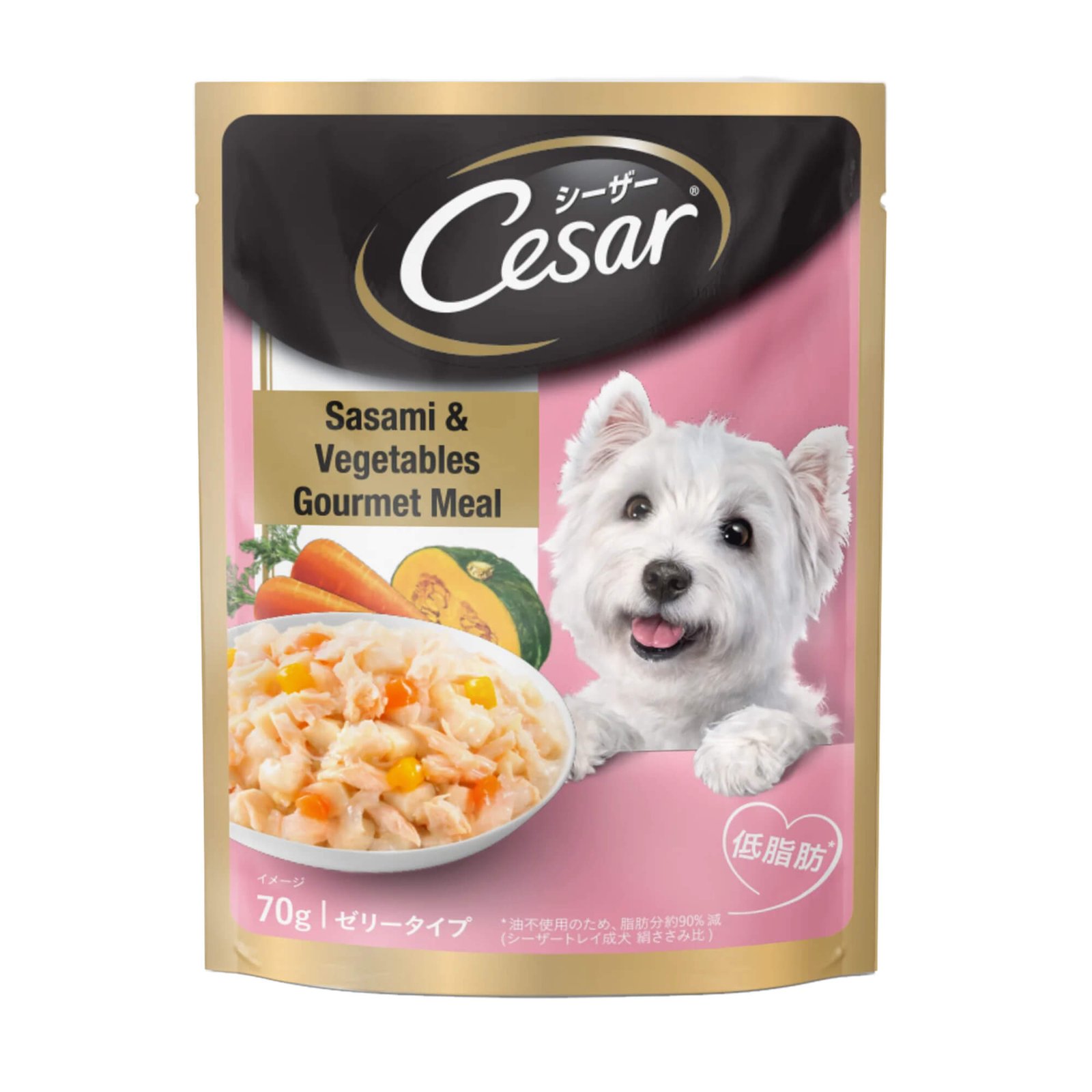 Cesar Premium Adult Wet Dog Food – Sasami & Vegetables Gourmet Meal (70g)