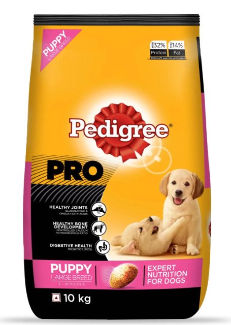 Pedigree Professional Range Puppy Large Breed Dry Dog Food (10kg)