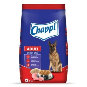Chappi Adult Dry Dog Food, Chicken & Rice Flavour