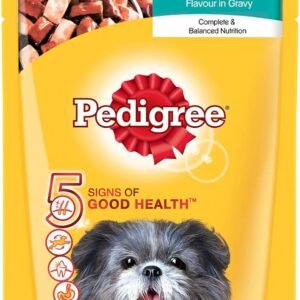 Pedigree Adult Wet Dog Food, Chicken and Liver Chunks in Gravy – 70g