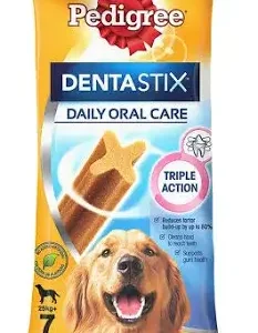 Pedigree Dentastix Daily Oral Care, Adult Large Breed  Weekly Pack (7 sticks)