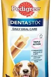 Pedigree Dentastix Daily Medium Dental Dog Chews (Pack of 3) 77g