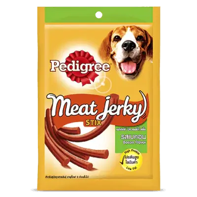 Pedigree Dog Treats Meat Jerky Stix – Bacon Flavour (60g)