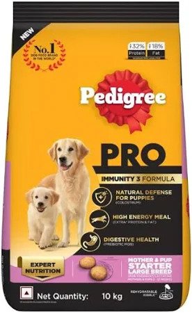 Pedigree PRO Mother & Pup Starter Large Breed Dry Dog Food (1.2kg)