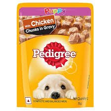 Pedigree Puppy Chicken Chunks in Gravy Wet Food – 70g